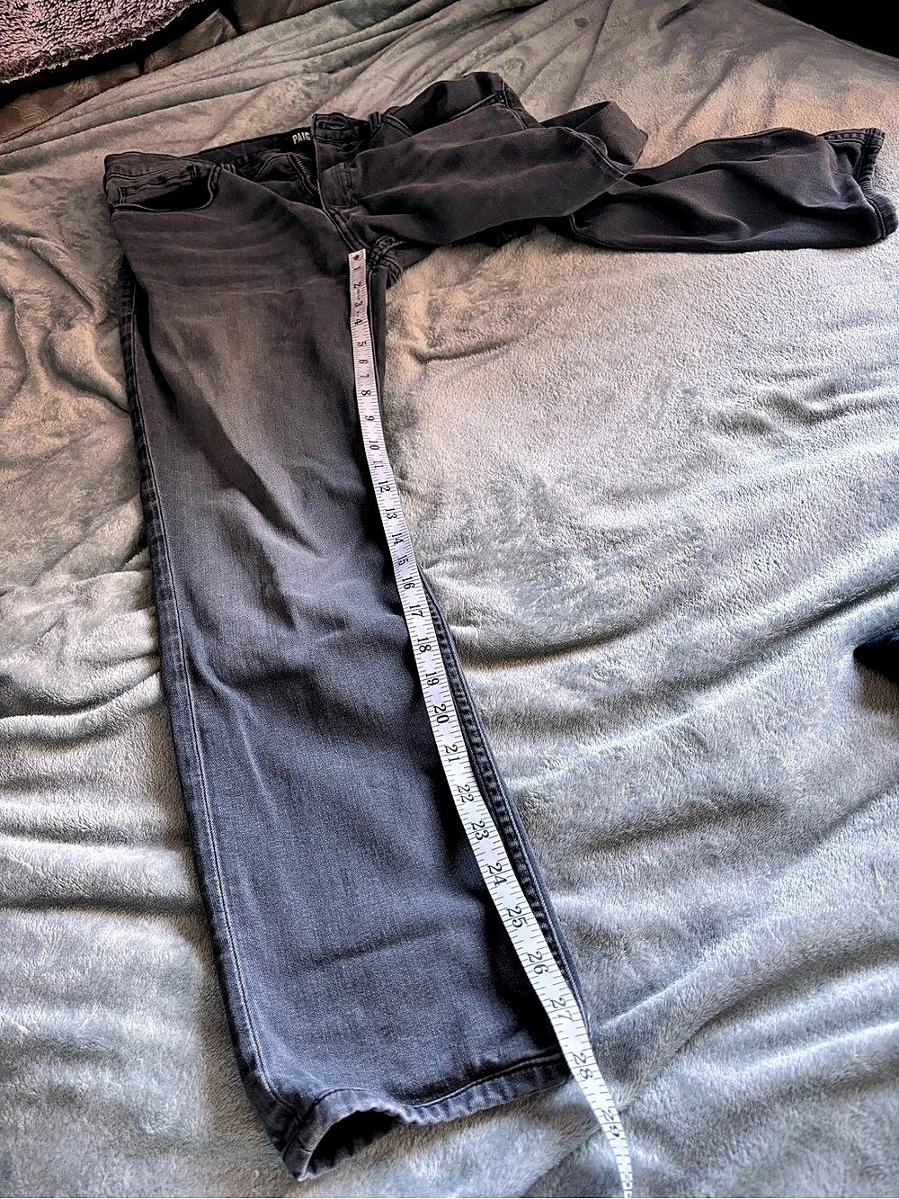 PAIGE Federal Slim straight Jeans in Gray Waist 32